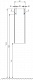 Акватон Шкаф подвесной Сакура 33 с бельевой корзиной ольха наварра/белый – фотография-8